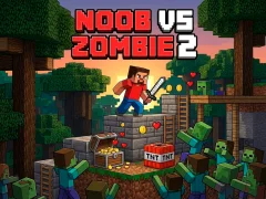 Igra Noob vs Zombie 2 spletu
