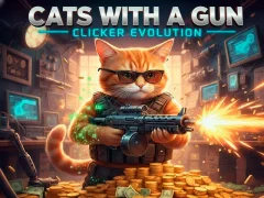 Igra Cats with a Gun Clicker Evolution spletu