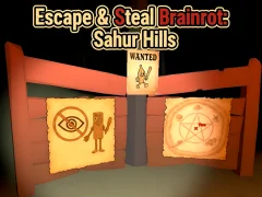 Igra Escape & Steal Brainrot: Sahur Hills spletu