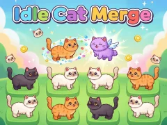 Igra Idlle Cat Merge spletu