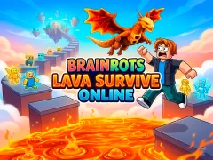 Igra Brainrots Lava Survive Online spletu