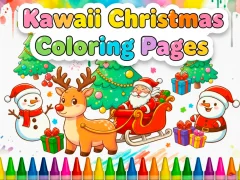 Igra Kawaii Christmas Coloring Pages spletu