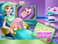 Igra Ice Princess Pregnant Check Up spletu