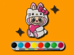 Igra Labubu Coloring Adventure spletu