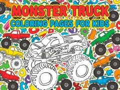 Igra Monster Truck Coloring Pages For Kids spletu