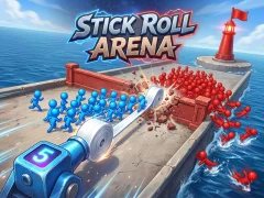 Igra Stick Roll Arena spletu