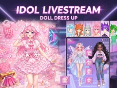 Igra Idol Livestream: Doll Dress Up spletu