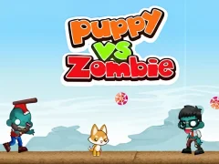Igra Puppy vs Zombie spletu