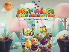 Igra Drop Merge Fruit Characters spletu