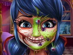 Igra Dotted Girl Halloween Makeup spletu
