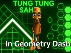 Igra Tung Tung Sahur in Geometry Dash spletu