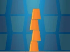 Igra Cups Tower Builder spletu