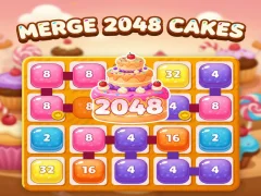 Igra Merge 2048 cakes spletu