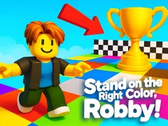 Igra Stand on the Right Color, Robby! spletu