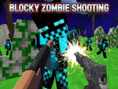 Igra Blocky Zombie Shooting spletu