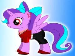 Igra Fancy Pony Dressup spletu