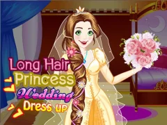 Igra Long Hair Princess Wedding Dress up spletu