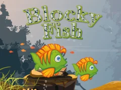 Igra Blocky Fish spletu