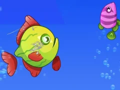 Igra Fish Grow Eating Fish spletu