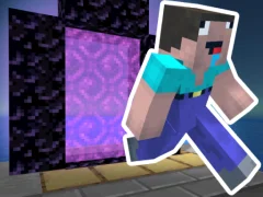 Igra Noob Steve Parkour spletu