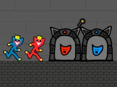 Igra Red and Blue Stickman Huggy 2 spletu