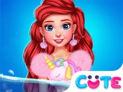 Igra Princess Turned Into Mermaid spletu