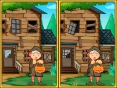 Igra Spot the differences halloween spletu
