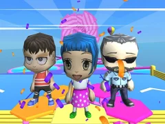 Igra Fall Guys And Girls Chibi Race Knockdown Multiplay spletu