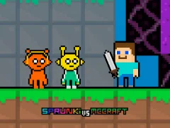 Igra Sprunki vs MCCraft spletu
