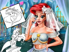 Igra Coloring Book for Ariel Mermaid spletu