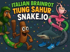Igra Italian Brainrot Tung Sahur Snake.io spletu