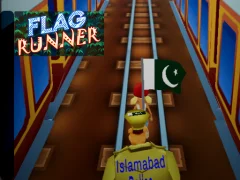 Igra Flag Runner spletu