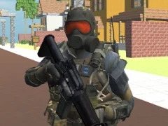 Igra Pixel zombie survival spletu