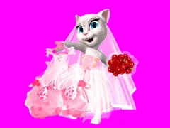 Igra Talking Tom Angela City Wedding Boutique spletu