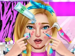 Igra Pimple Treatment Makeover Salon spletu