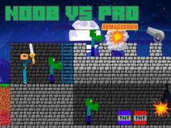 Igra Noob vs Pro Armageddon spletu
