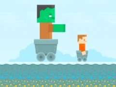 Igra Blockminer Run spletu