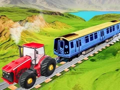 Igra Chain Tractor Train Towing Game 3D spletu