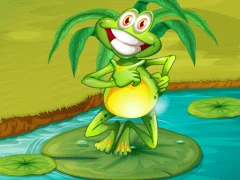 Igra Frog Block spletu