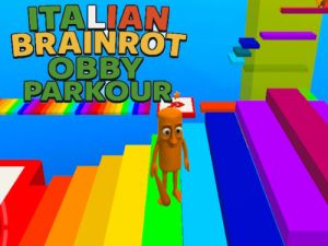 Igra Italijanski možganski obst obby parkour  spletu