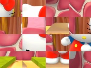 Igra Hallo Kitty: Video uganke spletu