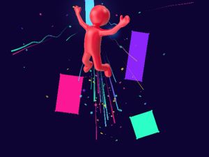 Igra Neon Skok spletu