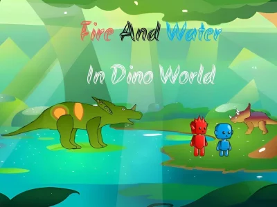 Igra Fire And Water In Dino World spletu