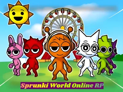 Igra Sprunki World Online RP - Play with Friends! spletu