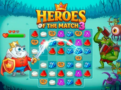 Igra Heroes of the match 3 spletu
