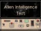 Igra Alien Intelligence Test spletu
