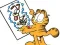 Igra Garfield connects the dots spletu