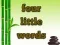 Igra Four Little Words spletu