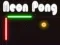 Igra Neon Pong spletu