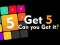 Igra Get 5 spletu